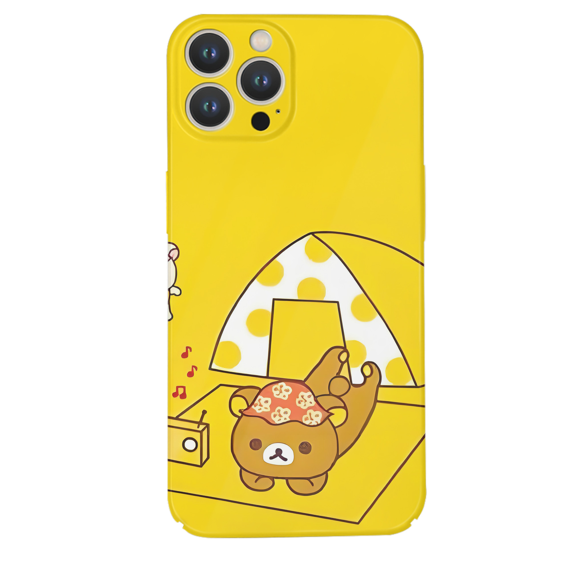 （画像用） リラックマ リラックマ キイロイトリ Rilakkuma Korilakkuma Kiiroitori 【iPhone 14シリーズ対応】ハードケース